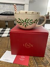 Lenox Holiday- Cocoa Mug Covered Candy Dish- New In Box picture
