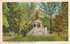 READING PA – McKinley Monument City Park - 1924 picture