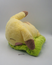 Pikachu MC0104 Pokemon 2020 Prize Sleeping on Leaf Plush 12