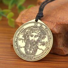 Key of Solomon Talisman Amulet Magick Seal 1st & 2nd Pentacle of the Sun Gold picture