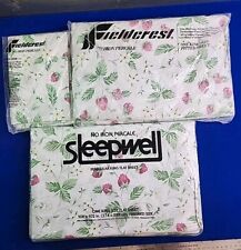 Vintage Fieldcrest King Size Fitted/Flat Sheets/pillow Cases Set NEW Percale picture