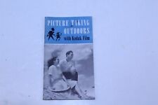 Vintage 1947 Kodak Pamphlet Picture Taking Outdoors with Kodak Film  picture