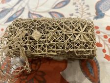 Antique Handmade Linen Lace Sewing Trim Crochet Rare Irish English 18 C picture
