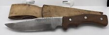 VINTAGE SIR LAWRENCE HUNTING BOWIE KNIFE & SHEATH picture