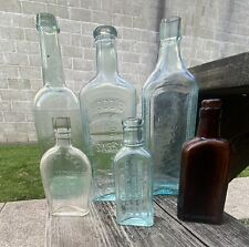 Grouping of 6 Antique Medicine Bottles  picture