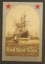 Red Star Line Trade Card 5.5