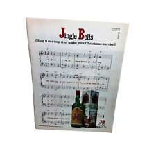 1974 J&B Rare Scotch Jingle Bells Sing It Our Way Original Print ad 70s picture