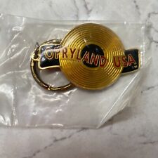 Vintage Opryland USA Gold Tone Key Ring Chain Decorative Collectibles Gift picture