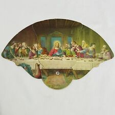 Vtg The Last Supper Trifold Fan Paducah Kentucky Beauty School Marinello System picture