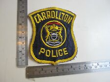 Vintage Carrollton Police Patch BIS picture