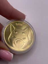 Shiba Inu Coin In Plastic Collector’s Case Limited Edition For Crypto Fans 1 Pcs picture