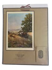 Vintage Frank F. English 1923 wall calendar picture