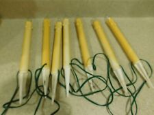 Vintage Yard Light Christmas Lights Clear White 7 Pc Tested Worked Rare picture