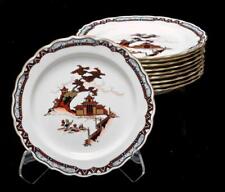 Royal Worcester Japanese Motif Porcelain Luncheon Plates 9