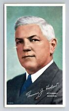 Thomas J Herbert, Attorney General, Portrait People, Vintage Postcard picture