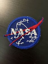 NASA Space Meatball Vector Logo Patch Older Vintage Bare Back Great Condition picture