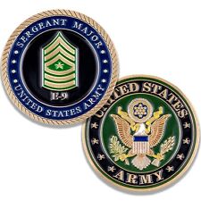 US Army Sergeant Major E9 Challenge Coin picture