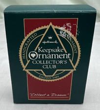 Hallmark Collect A Dream Keepsake Ornament Collector's Club 1989 FAST Shipping picture