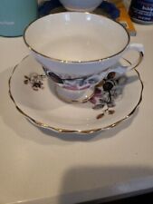 Vintage Royal Dover Bone China Tea Cup And Saucer picture