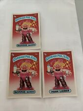 1985 Topps Garbage Pail Kids 76a 76b Bonnie Bunny/Pourin’ Lauren picture