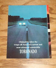 Original 1966 Oldsmobile Toronado Foldout Sales Brochure 66 picture