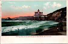 Postcard San Francisco, CA Cliff House And Seal Rocks Evening View c. 1905 picture