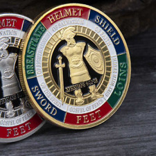 New Put On the Whole Armor Of God Commemorative Challenge Coin Collection Design picture