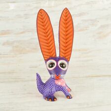 Rabbit Alebrije INGENUOS Oaxacan Wood Carving A1983 | Magia Mexica picture