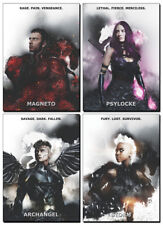 X-MEN APOCALYPSE Movie - 4 Card Promo Set - Four Horseman - Magneto Psylocke picture