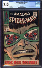 AMAZING SPIDER-MAN #55 CGC 7.0 OW PAGES // DOCTOR OCTOPUS APP MARVEL 1967 picture