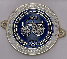 Mercedes Benz European Stuttgart Germany Delivery Program Car Emblem/Badge-RARE picture