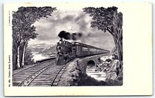 c1907 J. Koehler Empire State Express HRRR Steam Train Locomotive Postcard UNP picture