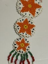 Lovely Seed Beaded American Indian Necklace picture