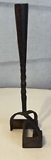 Vintage Old Hand Forged US Livestock Cattle Branding Iron Short Handle TG picture