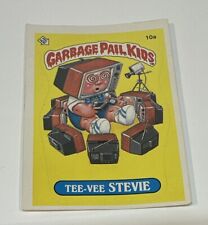 1985 Topps Garbage Pail Kids Series 1 Tee-vee Stevie #10a Glossy picture