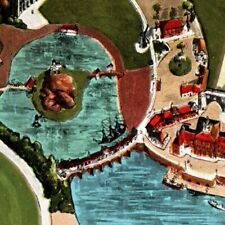 1926 Sesqui Centennial Postcard Exposition Birdseye Aerial View Treasure Island  picture