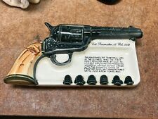 Vintage Colt Peacemaker .45 Cal.  ceramic Ashtray picture