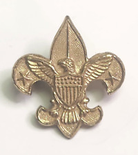 Vintage Boy Scout Fleur De Lis Pin Gold Tone Pat. 1911 picture