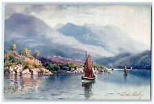 c1910 Loch Lochy Bonnie Scotland United Kingdom Oilette Tuck Art Postcard picture