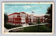 Pontiac MI-Michigan, Pontiac High School, c1929 Antique Vintage Postcard picture