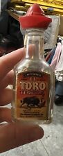 Vintage El Toro Tequila’s Bottle 4/5 Quart Empty Matadora Torera Clear picture