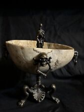 Antique Skull Memento Mori Occult Satanic Rituals Cup Anton LaVey Devil Chalice picture