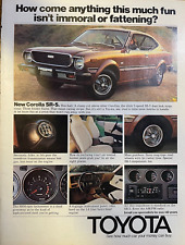 1975 Vintage Magazine Advertisement Toyota Corolla SR-5 picture