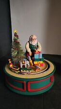 RARE Willits Musical Motion Figurine Train Box  Plays Santa Claus Is Coming Town picture