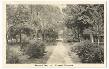 Fremont, NE Nebraska old Postcard, Barnard Park Scene picture