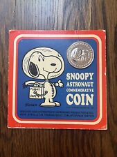 New 1969 Peanuts Snoopy Astronaut Commemorative Coin Determined Productions Inc picture