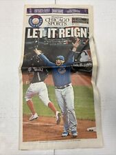 CHICAGO TRIBUNE NOVEMBER 3, 2016 CHICAGO CUBS WIN WORLD SERIES GOOD CONDITION  picture