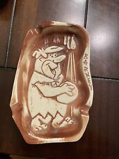 Flinstones Hanna Barbera Productions ceramic ashtray 1961 Barney picture