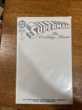 Superman: The Wedding Album #1 White Embossed Variant (1996) 9.4 picture