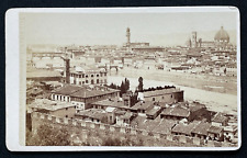 c.1870s CDV, Panoramic City View of Florence, by Giacomo Brogi, Firenze picture